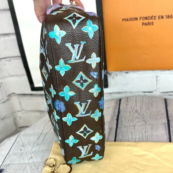 Louis Vuitton Trousse 23 Pouch Crossbody CUSTOM with dust bag and bag charm - Picture 6 of 16